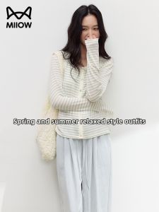 MiiOW | Spring and Summer Light Long Sleeve Knit Outerwear