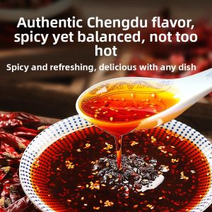 Zhongjing Orleans Mushroom Sauce: Authentic Chengdu Red Oil Compound Non-Prepared Condiment for Rice and Noodles 220g