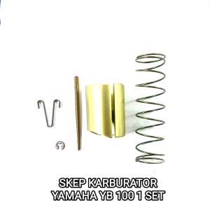 Skep Karburator Assy YB 100 - Vakum Vacum Vaccum Diafragma Skep Kabulator + Jarum Kancingan Yamaha YB100