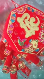 Chùm Dây Pháo Bọc Vải Nhung Bản Chữ Việt 2 Mặt Phúc Lộc Trang Trí Năm Mới Tết Cổ Truyền