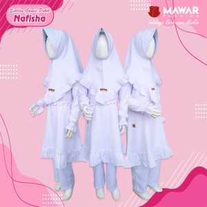 Gamis Putih Anak / Setelan Putih Anak / Setelan & Gamis Naura