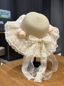 Fashionable Woven Fisherman Hat for Women Travel Essential Face Slimming Summer Sun Protection Wide Brim Straw Hat Trendy Hat