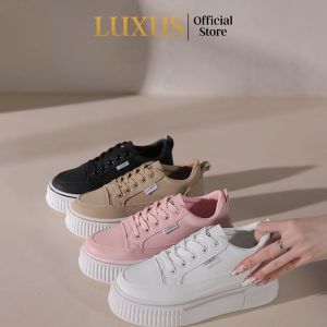 Luxus Aurora Sepatu Sneakers Wanita Sport Shoes White Black Pink Khaki - M802