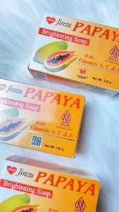 Jinzu Sabun Pepaya Asli Original BPOM 130g