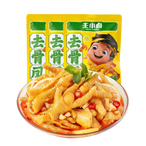 WANG XIAOLU | Boneless Crispy Bamboo Shoots in Chili Peppers Chicken Feet Snacks