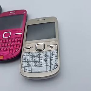Nokia C3-00ดั้งเดิมปลดล็อคโทรศัพท์มือถือ WIFI 2MP FM วิทยุบลูทูธ