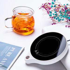 Teabelle  200W Cup Heater Mug Warmer 100°C Hot Tea Boilers Warmer Coaster Temperature Adjustable Cup Heaters Coffee Milk Tea Heating Pad 110V/220V