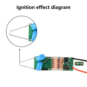 DC 3.3V-5V to DC 15-30KV High voltage Generator Ignition Module No-load High Power Boost Converter 3.7V Arc Igniter Transformer