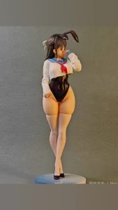 Bandai | White Stockings Bunny Girl Peripheral Figurine Model Table DecorationBirthday Gift Trendy Toy Scene Decoration Car Decoration