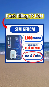 (Chỉ Dùng Tại Hà Nội ) SIM 4G 5G MOBIFONE Chuyên Phát Wifi - 1.000GB/Tháng Max Băng Thông Dùng 7-14 Tháng Không Phát Sinh Chi Phí | 6FHN 12FHN . FREESHIP - CHƯA KÍCH HOẠT .