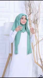 HIJAB PASMINA INSTAN OVAL INNER NINJA PASHMINA INSTAN TUTUP LEHER TERBARU