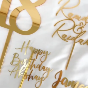 [SG Seller] Party Cake Topper Happy Birthday Decoration Party Supplies Cake Toppers