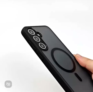 Black Edition Magsafe Case For Oppo Reno 14F 14 13F 13 12F 12 11F 11 10 Find X9 X8 Pro 5G 4G Matte Magnetic Dove Magsave With Lens Protector Clear Cover Casing Viral Mewah