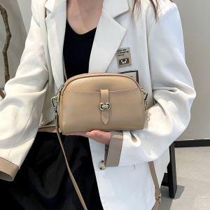 Smart King Genuine Leather Womens Bag Fashionable and Practical Shell Bag Simple and Versatile Shoulder Messenger Bag 3170