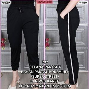 NEW ARRIVALL !! 907 Celana Jogger Bangkok Import Kaos Parasut Kombinasi Jala