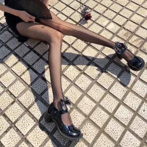 Feelme KK-361 Pantyhose Stocking Jaring Fishnet Pita bow ribbon