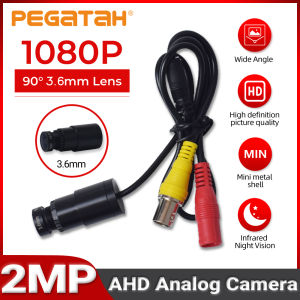 PEGATAH 2MP 1080P Mini AHD Analog Coaxial Wired Camera With Infrared Night Vision Anti interference Low Illumination for Backup