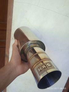 knalpot mobil racing hks titan full stainless suara bass gahar