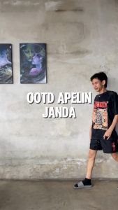 MADMAN Kaos Joker Premium Oversize Stone Wash T-Shirt