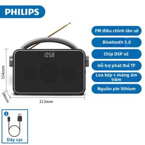 Philips | Loa Bluetooth Không Dây Philips TAr2768 Chất Lượng Âm Thanh Cao Cổ Điển Đài Phát Thanh Đồ Chơi Âm Thanh Gia Đình 774