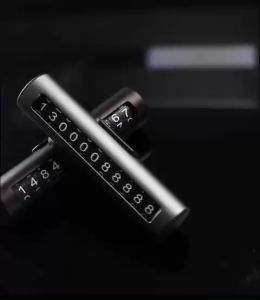 Bảng Ghi Số Điện Thoại Dạng Con Lăn Tiện Lợi Bằng Hợp Kim Dùng Cho Ô Tô