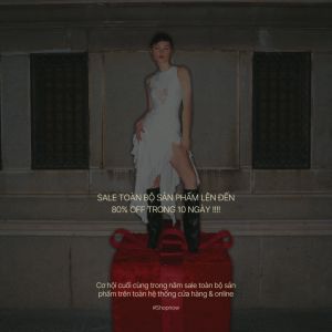 COCO SIN - Đầm Tơ Cam Nude Bèo Hoa