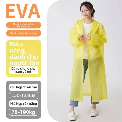 Áo Mưa Toàn Thân Dày Chống Nước Mạnh Cho Nam Và Nữ