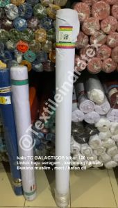 ( per 1 roll ) Kain katun jepang putih tebal gulung tetoron TC GALACTICOS lebar 150 cm isi 54 meter bahan baju hem kemeja seragam sekolah kerja kerudung jilbab bergo baju gamis koko busana muslim kain kafan mori craft goodie bag background backdrop layar