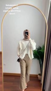 CUTBRAY BASIC PANTS CELANA CUTBRAY BAHAN COTTON STRETCH / celana wanita terbaru 2023