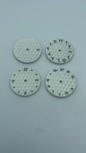 4 Styles 28.5mm NH35 Dial Concavo-Convex Pattern Dial Watch Dial Watch NH35 Dial Watch Parts For NH35/36 Movement Watch Face