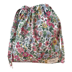 Floral Drawstring Bags Gift Bags Multi-functional Small Objects Storage Bag for Wedding Birthday Party Favors