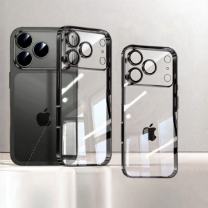 MENGKE.CASE | Ốp Điện Thoại Che Kín Toàn Bộ Có Màng Bảo Vệ Ống Kính Tích Hợp và Nút Camera Xanh Đen