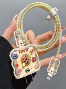 M iPhone16ProMax Data Cable Protection Cover Fast Charge Compatible with Apple 15 Other Digital Accessories