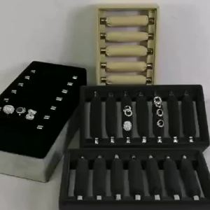 High-quality Velvet Jewelry Storage Tray Ring Display Tray Ring Display Tray Small Tray Jewelry Hand Jewelry Display Props