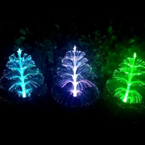 5 Layer Fiber Optic 7 Color Changing Jellyfish Solar LED Garden Light Solar Lawn Light IP65 Waterproof Solar Outdoor Light Backyard Christmas Decoration