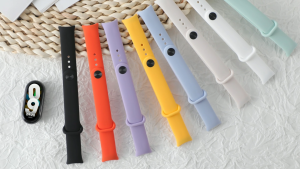 Original Silicone Strap for Mi Band 10 9 8 Sport Rubber Soft Wristband Bracelet Belt for Xiaomi Smartwatch MiBand 9 8 NFC