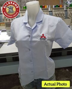 Mitsubishi Motors Uniform Lady Computerized Embroidery