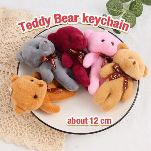 Seeko Cartoon Bear Plush Teddy Bear Small Pendant Bear Toy Bag Pendant Desktop Decoration