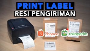 Printer Label Thermal Barcode Harga Sticker Olshop Blueprint TR110 ( USB + Serial + LAN )