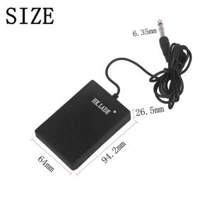 Bàn Đạp Đơn Có Thể Gập Lại Giao Diện 635mm Màu Đen ABS Kim Loại Bàn Đạp Duy Trì Phổ Quát Cho Phụ Kiện Bàn Phím Đàn Piano Điện