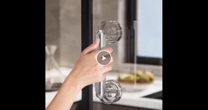 Suction Cup Door Window Handles Transparent Removable No-Punching Waterproof Door Handles