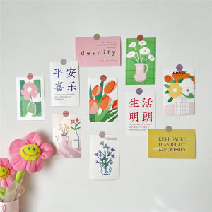 INS Style Life Clear Wall Decorative Card Wall Decoration Background Healing Series Photo Background Send Wall Stickers