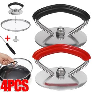 Universal Lib Cover Knob Cap Heat-Resistant Cooking Pot Pan Lid Knob Replacement Lifting Handle Kitchen Silica Cookware Handgrip