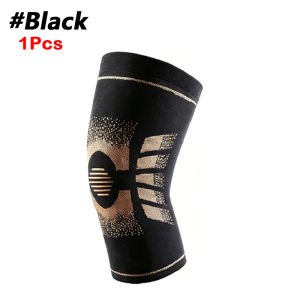 1/2PCS Copper Compression Knee Support Sleeve Stretch Breathable Copper Knee Brace Ideal for Weightlifting Cross Training