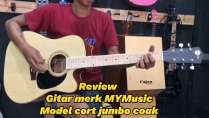Gitar Akustik Elektrik 7545R Merk MYMountain Seri MY-CRT 55