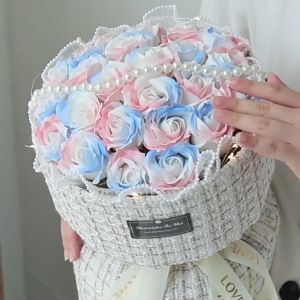 TOYO Roses Bouquet Flower Preserved Ideal Gift For Anniversary Or Birthday Valentines Day Wedding