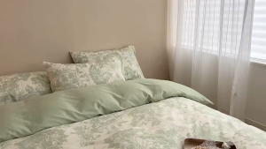 🇲🇾 Ready Stock (Same Day Delivery) 5in1 Pure Cotton Bedsheets Flora Design Quilt Cover Comforter Set