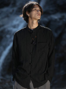 Dolou Spring New Chinese Style: Chinese Knot Button Top, Loose Tang Suit, and Men's Zhongshan Suit