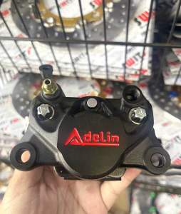 ปั้มเบรก ปั้มปักข้าง Adelin แท้💯% 2 พ็อต สีดำ โลโก้แดง ปั้มรับประกันแท้ 💯 % สินค้ามีรับประกัน