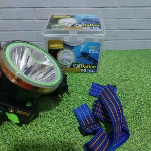 Senter Kepala 120Watt Babon BB-S6 | Headlamp Diving Cahaya Putih Super Terang Outdoor Flashlight Tahan hingga 15 Jam Waterproof